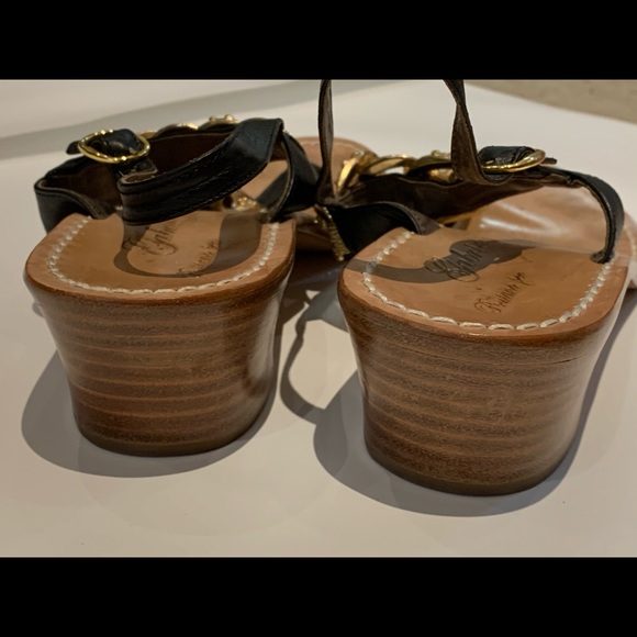 Women’s Italian leather Gabrielle Sandals -Size 40 - Picture 11 of 12